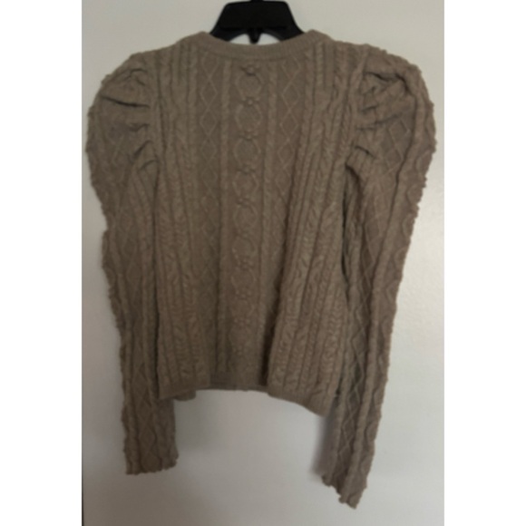 Something Navy Charlie Puff
Shoulder Cable Knit Cardigan Size M~ Pristine - Picture 3 of 5